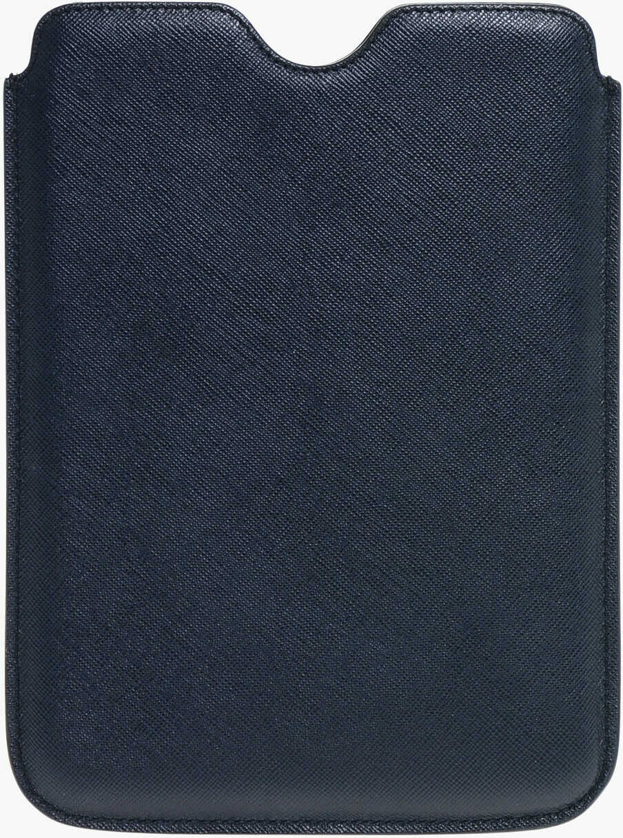 Portofele Prada Saffiano Leather I-Pad Mini Holder Blue Femei (BM 19737737) 2