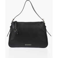 Genti de umar Gucci Leather Shoulder Bag With Gold-Effect Logo