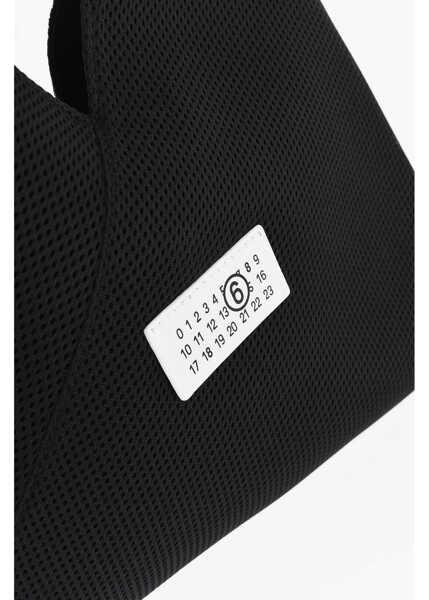 Genti de mana Maison Margiela Mm6 Perforated Fabric Handbag Black Femei (BM 19737746) 3