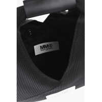 Genti de mana Maison Margiela Dama - Genti de mana Maison Margiela Mm6 Perforated Fabric Handbag Black Femei (BM 19737746) - B-mall.ro