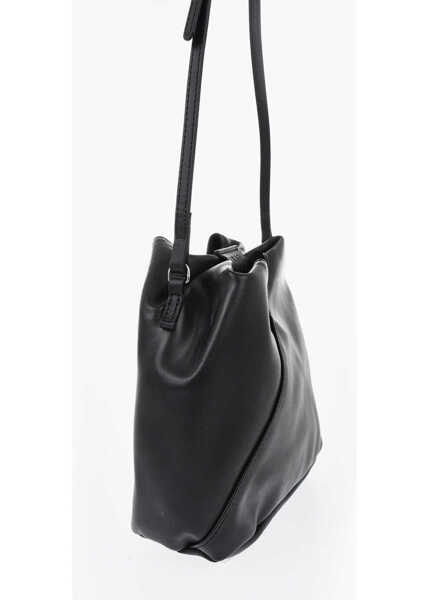 Genti de mana Maison Margiela Mm6 Shoulder Bag In Solid Color With Logo Handle Black Femei (BM 19737749) 3
