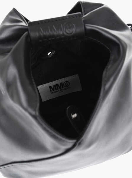 Genti de mana Maison Margiela Mm6 Shoulder Bag In Solid Color With Logo Handle Black Femei (BM 19737749) 4