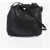Maison Margiela Mm6 Shoulder Bag In Solid Color With Logo Handle Black