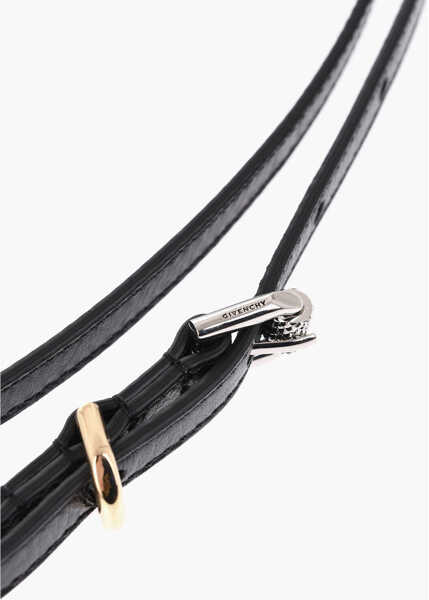 Curele Givenchy Slim-Fit Belt Voyou Leather 10Mm Black Femei (BM 19737755) 3