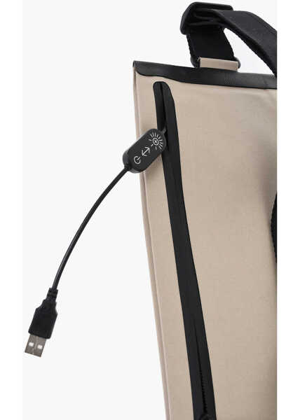 Genti tip postas Maison Margiela Mm11 Mackintosh Fabric Belt Bag With Integrated Led System Beige Femei (BM 19737758) 3