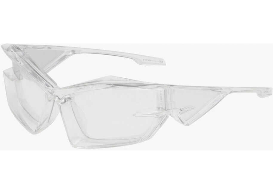Ochelari de soare Givenchy Maxi Glasses Lunettes Transparent White Femei (BM 19737764) 2