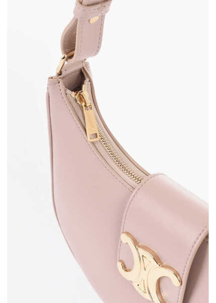 Genti de umar Cline Leather Hobo Bag With Monogram Pink Femei (BM 19737767) 4