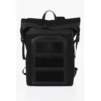 Rucsacuri Mm11 Mackintosh Fabric Backpack In Solid Color Equipped With Femei