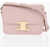 C&eacute;line Leather Shoulder Bag With Gold-Effect Logo Pink