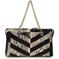 Genti de umar Panthea Shoulder Bag in python and suede Femei