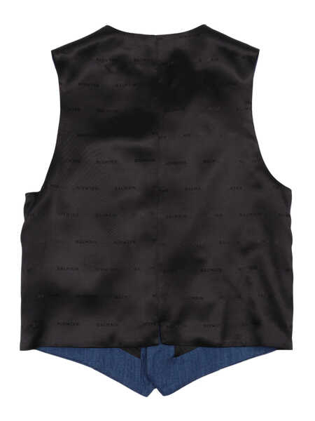 Veste sport Balmain WAISTCOAT Blue Baieti (BM 19738797) 2