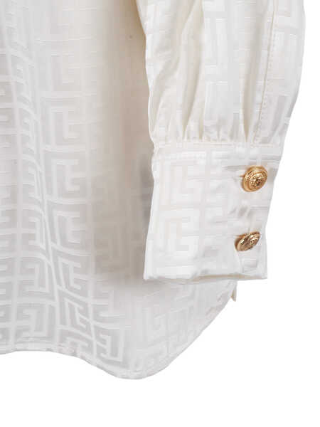Camasi Balmain SHIRT White Fete (BM 19738815) 3
