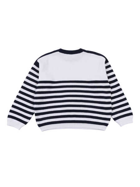 Pulovere casual Balmain KNIT JUMPER White Fete (BM 19738836) 2