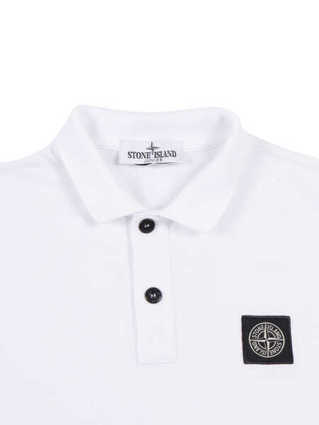 Tricouri Polo Stone Island POLO SHIRT White Baieti (BM 19739004) 2