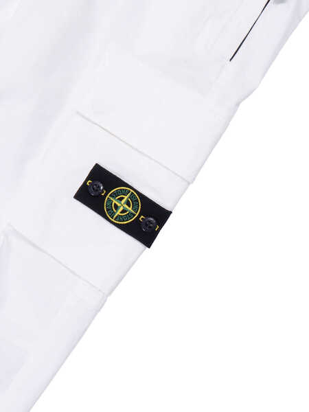 Pantaloni Stone Island REGULAR TAPERED PANTS White Baieti (BM 19739028) 3