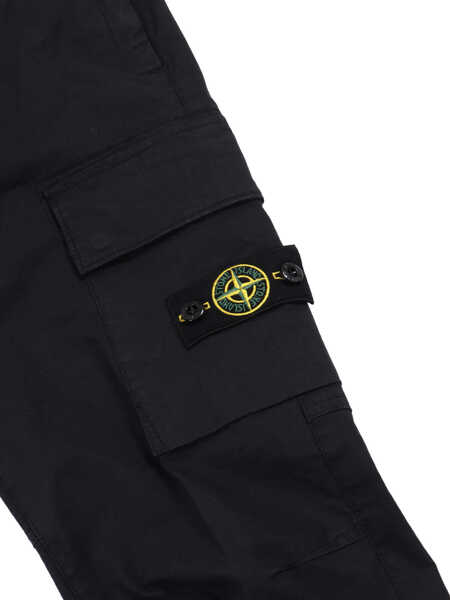 Pantaloni Stone Island REGULAR TAPERED PANTS Blue Baieti (BM 19739034) 3