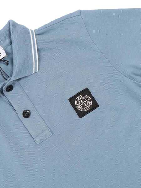 Tricouri Polo Stone Island POLO SHIRT Light Blue Baieti (BM 19739037) 3