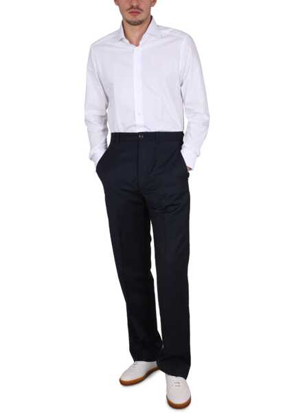 Camasi casual ZEGNA Camicia Collo Francese AZURE Barbati (BM 19739123) 4