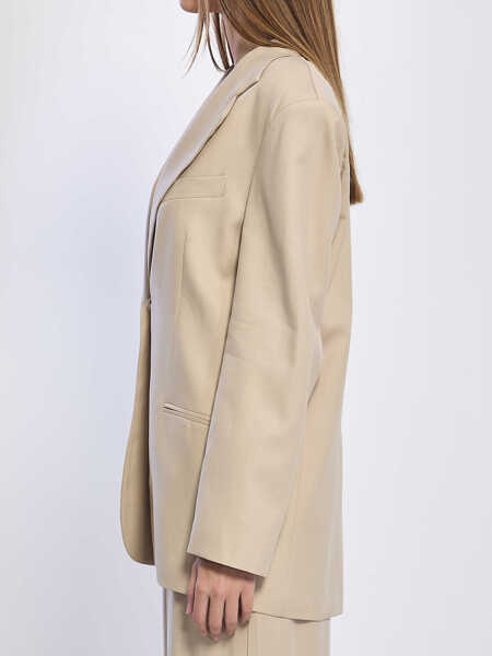 Sacouri FEDERICA TOSI Oversized Blazer BEIGE Femei (BM 19739174) 3