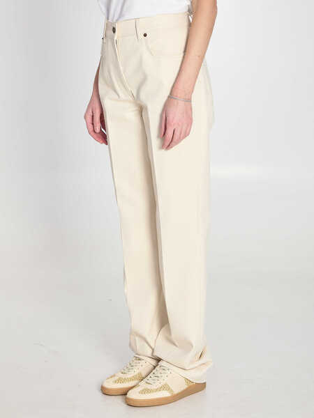 Blugi Valentino Garavani Ivory Jeans WHITE Femei (BM 19739177) 2