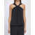 FEDERICA TOSI Crossed Knot Top BLACK
