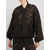 FEDERICA TOSI Lace Bomber Jacket BLACK