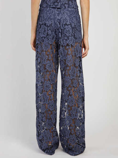 Pantaloni casual FEDERICA TOSI Lace Pants BLUE Femei (BM 19739210) 2