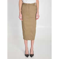 Fuste Cotton Gabardine Skirt Femei