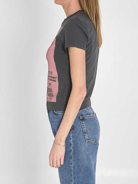 Tricouri Dolce & Gabbana Stretch Cotton T-Shirt GREY Femei (BM 19739228) 3