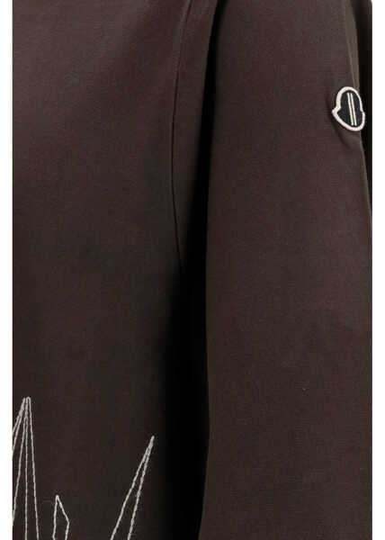 Tricouri MONCLER  RICK OWENS Oversized T-shirt Moncler  Rick Owens DARK DUST Barbati (BM 19739279) 3