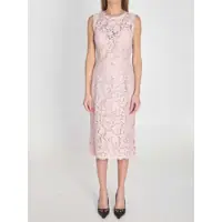 Rochii elegante Lace Midi Dress Femei