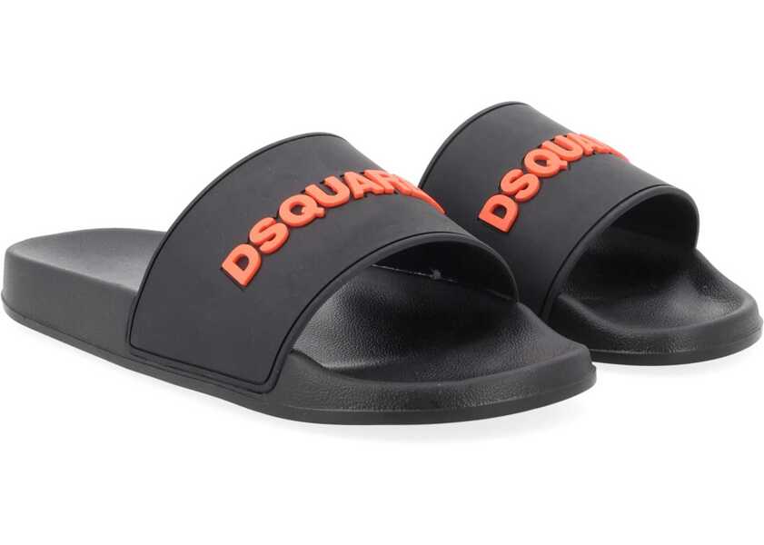 Sandale DSQUARED2 Sandal With Logo BLACK Barbati (BM 19739450) 2