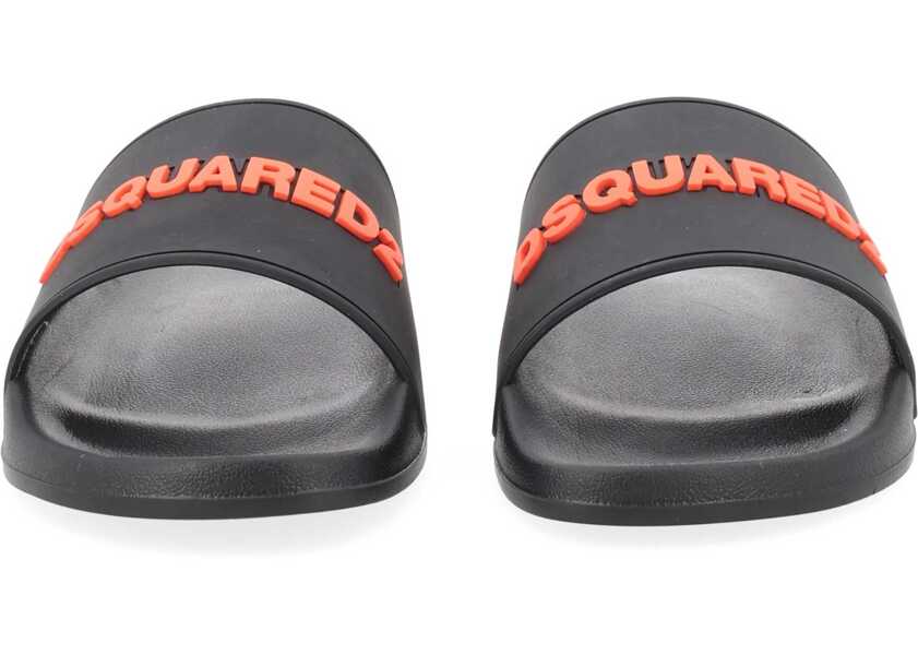 Sandale DSQUARED2 Sandal With Logo BLACK Barbati (BM 19739450) 3