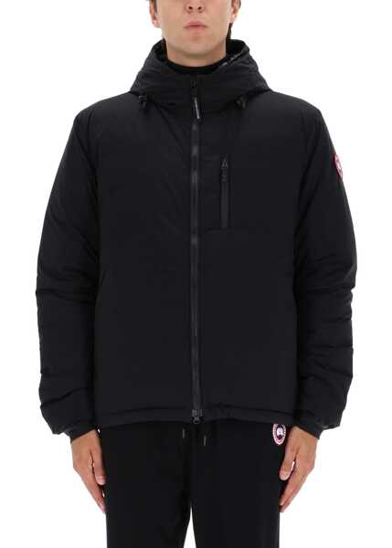 Jachete CANADA GOOSE Giacca Lodge Con Cappuccio BLACK Barbati (BM 19739462) 2