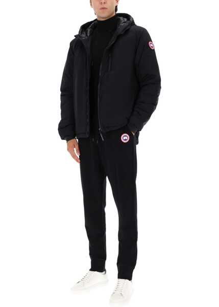 Jachete CANADA GOOSE Giacca Lodge Con Cappuccio BLACK Barbati (BM 19739462) 3