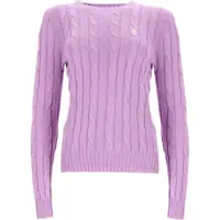 Pulovere casual Cable Knit With Logo Femei