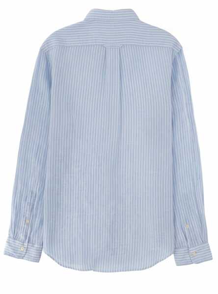 Camasi casual Ralph Lauren Shirt With Logo BABY BLUE Barbati (BM 19739489) 2
