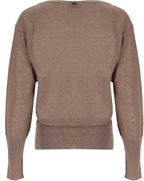 Pulovere casual Herno Sequined Shirt GREY Femei (BM 19739510) 2