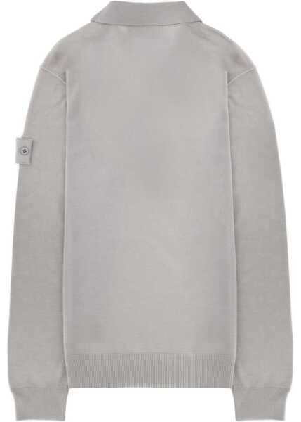 Tricouri Polo Stone Island Polo With Logo Patch GREY Barbati (BM 19739522) 2