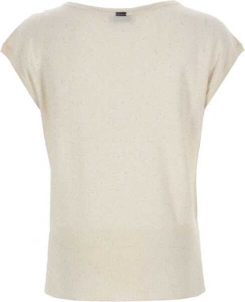 Tricouri Herno Sequined T-Shirt POWDER Femei (BM 19739552) 2