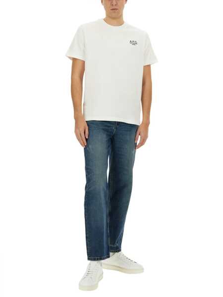 Tricouri A.P.C. T-Shirt Standard WHITE Barbati (BM 19739558) 4
