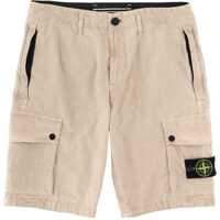 Pantaloni scurti Cargo Shorts With Logo Patch Barbati