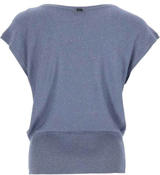 Tricouri Herno Sequined T-Shirt AZURE Femei (BM 19739594) 2