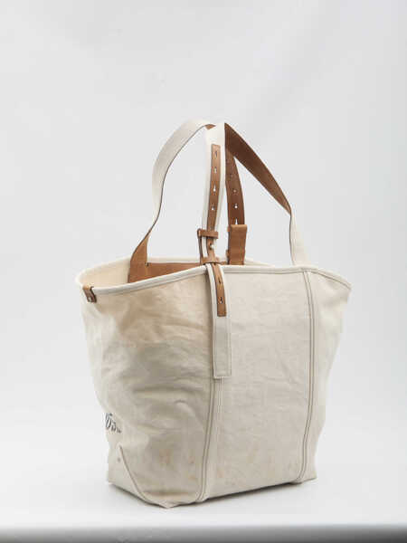 Genti de mana Golden Goose Canvas Shopping Bag BEIGE Femei (BM 19739612) 2
