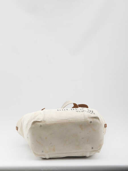 Genti de mana Golden Goose Canvas Shopping Bag BEIGE Femei (BM 19739612) 3