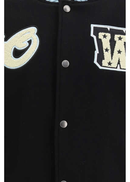 Jachete Off-White Varsity Star Logo Jacket BLACK Barbati (BM 19739618) 3