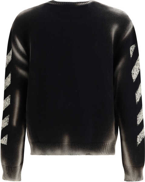 Pulovere Off-White Diag Corrosion Sweater BLACK Barbati (BM 19739624) 2