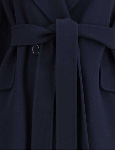 Paltoane S MAXMARA Wool Enzo Coat BLU Femei (BM 19739627) 3