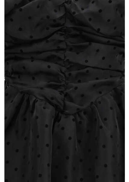 Rochii Ganni Long organza Dress BLACK Femei (BM 19739630) 3