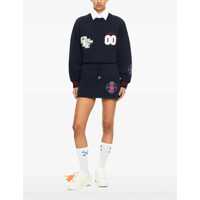Pulovere casual Royal Patch Cropped Sweatshirt Femei